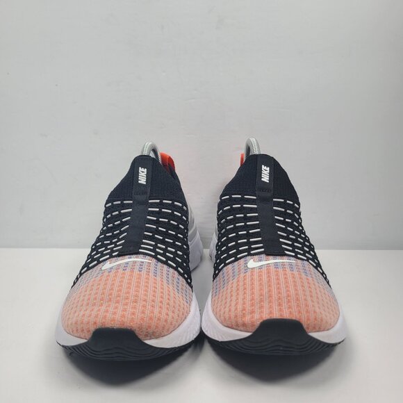 Nike React Phantom Run Flyknit 2 Men's Black Orange Shoes DQ7647-001 US Size 7 - Picture 3 of 8